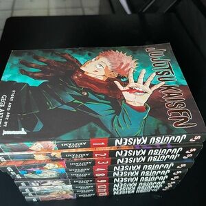 Jujutsu Kaisen Manga Collection with Vibrant Covers